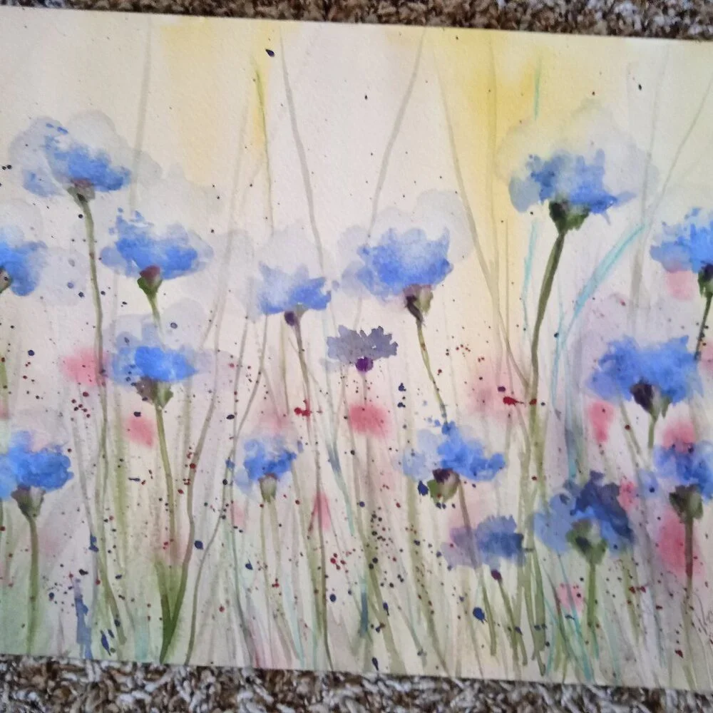 ORIGNAL WATCOLOR PAINTING - Picture 1 of 3